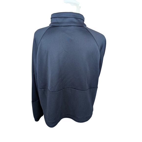 Adidas Women's Cropped Full Zip Jacket Fleece Nylon Size 1X Plus Athletic Casual - Picture 3 of 6